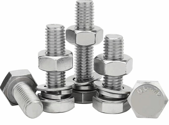 304 stainless steel screw 316 external hexagon bolt 201 full thread stud German standard DIN933