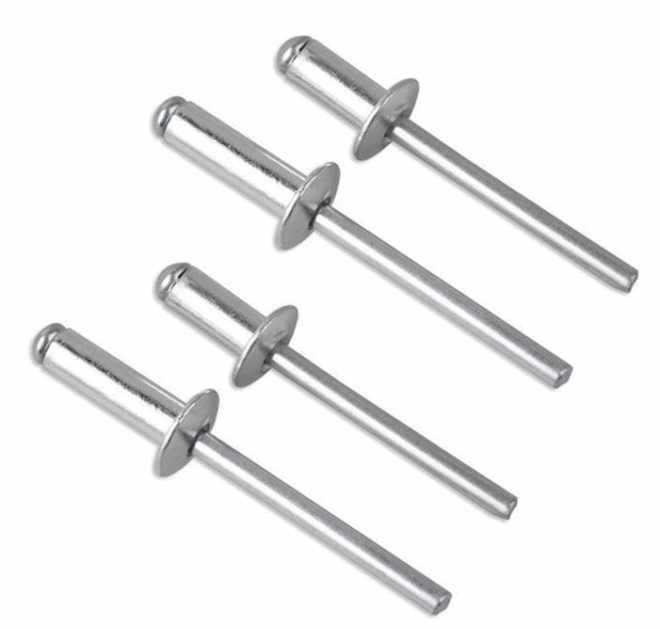 304 stainless steel pressure riveted blind rivets pull riveting screws 304 stainless steel open blind rivets flat head pull rivets for single side riveting