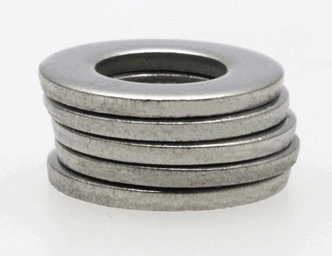 304 stainless steel mechanical metal screw gasket round flat gasket hardware flat washer din125