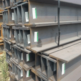 Hot rolled Q235B I-beam H-beam steel structure bridge engineering is processed by stretch bending galvanizing, and the structural H-beam steel for building has large bearing capacity