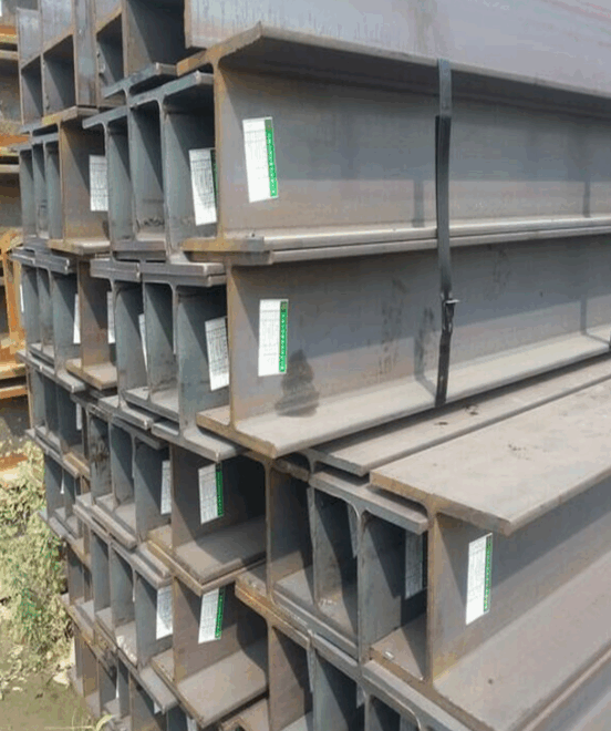 Hot rolled Q235B I-beam H-beam steel structure bridge engineering is processed by stretch bending galvanizing, and the structural H-beam steel for building has large bearing capacity