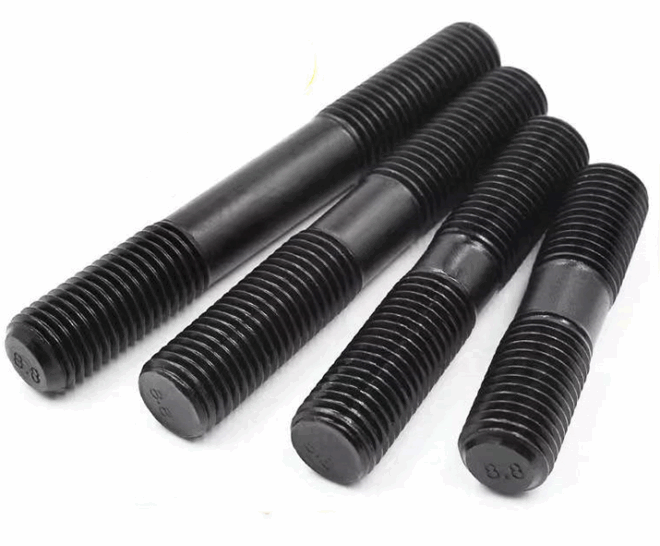 High strength double head bolt grade 8.8 through thread stud grade 12.9 blackened full thread rod grade 10.9 full thread screw - 图片 7