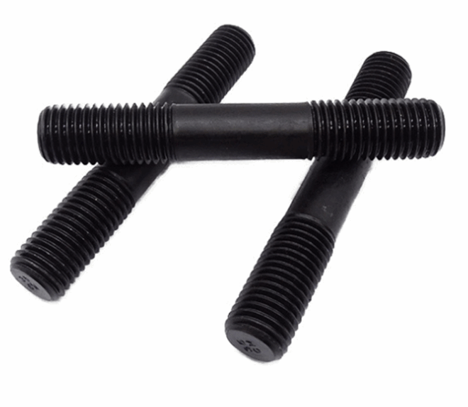 High strength double head bolt grade 8.8 through thread stud grade 12.9 blackened full thread rod grade 10.9 full thread screw - 图片 5