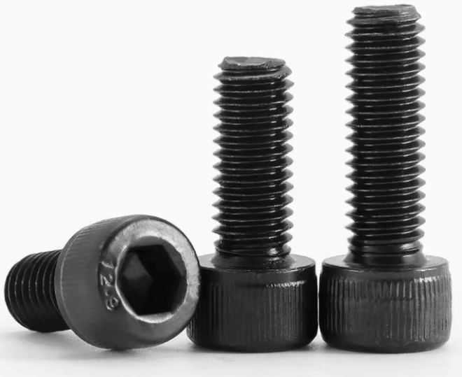 High strength screw cylindrical cup head hexagon socket bolt DIN912 blackened galvanized countersunk head flat head cylindrical head knurled screw - 图片 3