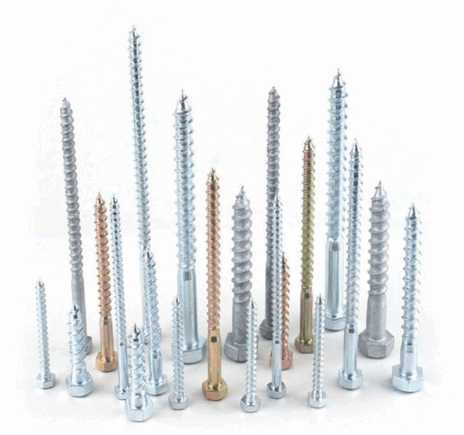 DIN571 wood screw wood bolt external hexagonal self tapping screw galvanized hexagonal wood screw wood special bolt