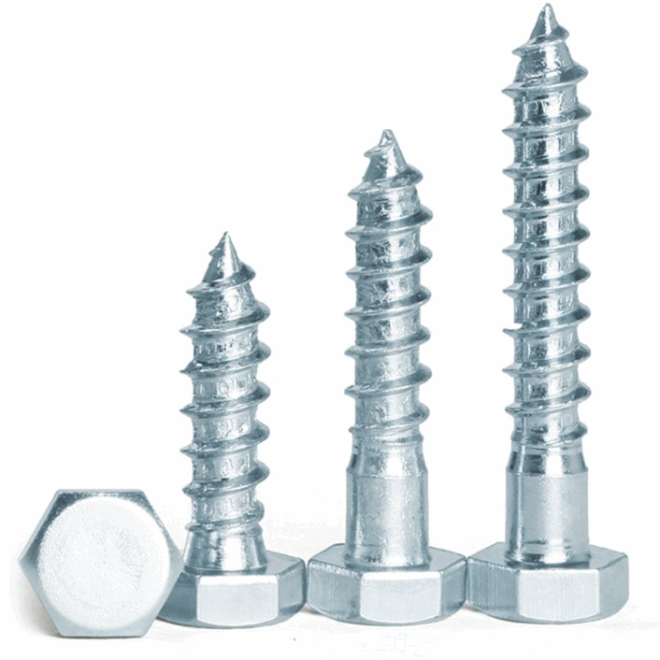 DIN571 wood screw wood bolt external hexagonal self tapping screw galvanized hexagonal wood screw wood special bolt - 图片 3