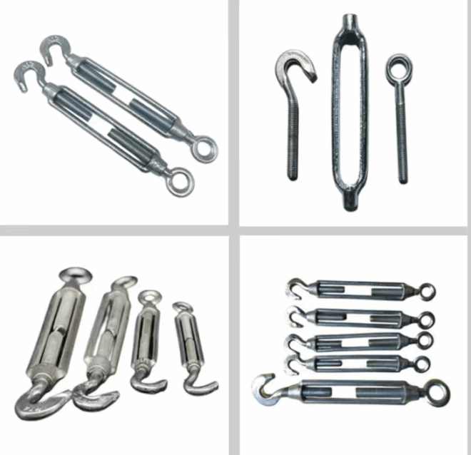 Galvanized open body orchid stainless steel basket screw wire rope tensioner stainless steel 304 open body orchid OC type wire rope tensioner