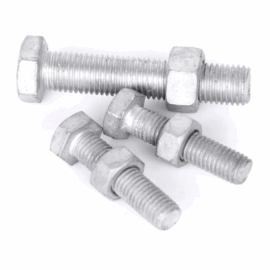 Hot dip galvanized outer hexagon photovoltaic power hot dip galvanized screw tower screw Dacromet bolt hot dip galvanized inner hexagon bolt cylindrical head knurled screw