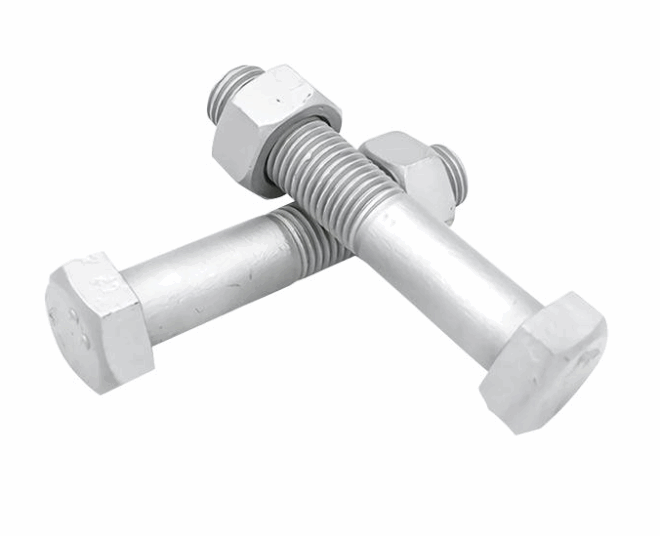 Hot dip galvanized outer hexagon photovoltaic power hot dip galvanized screw tower screw Dacromet bolt hot dip galvanized inner hexagon bolt cylindrical head knurled screw - 图片 6