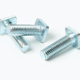 Square head bolt, square flat head screw, automotive bolt connector, T-shaped screw, non-standard hardware customization