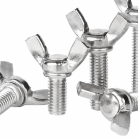 Carbon steel 304 stainless steel butterfly screw sheep horn butterfly screw gold ingot butterfly hand screw bolt
