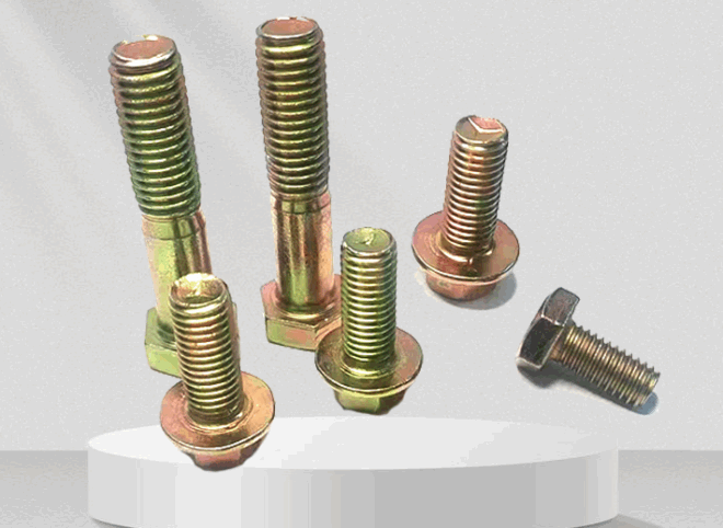 8.8-10.9-12.9 grade, high-strength color zinc plated flange bolt, stainless steel hexagonal screw, high-strength anti slip flower toothed belt pad, full tooth semi threaded bolt - 图片 6