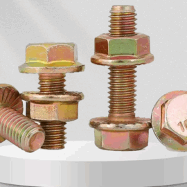 8.8-10.9-12.9 grade, high-strength color zinc plated flange bolt, stainless steel hexagonal screw, high-strength anti slip flower toothed belt pad, full tooth semi threaded bolt