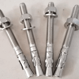 Stainless steel car repair gecko stainless steel mechanical anchor bolt made of 304 material, specifically designed for elevator expansion bolts