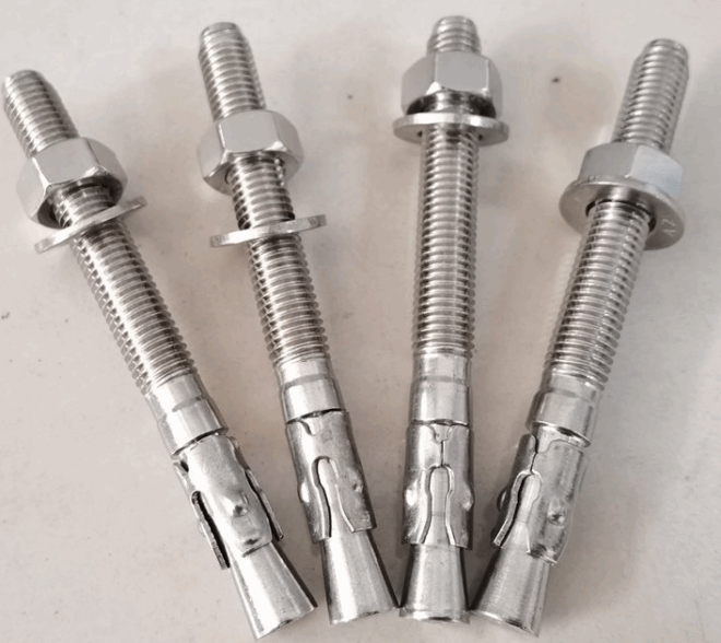 Stainless steel car repair gecko stainless steel mechanical anchor bolt made of 304 material, specifically designed for elevator expansion bolts