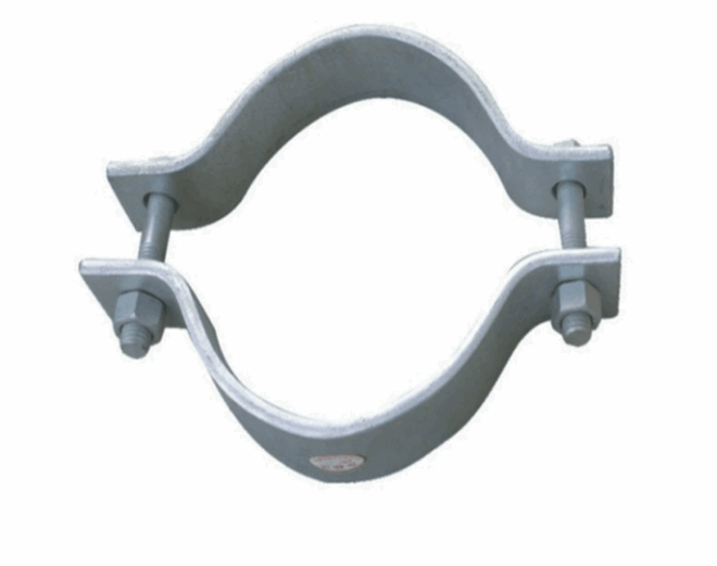 Hot dip galvanized flat iron clamps, clamps, power fittings, single suspension clamps, communication equipment, galvani - 图片 5