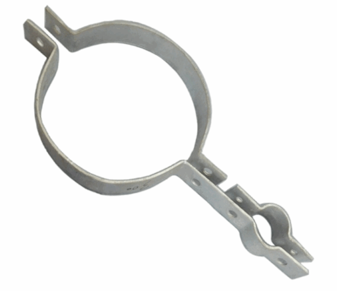 Hot dip galvanized flat iron clamps, clamps, power fittings, single suspension clamps, communication equipment, galvani - 图片 6