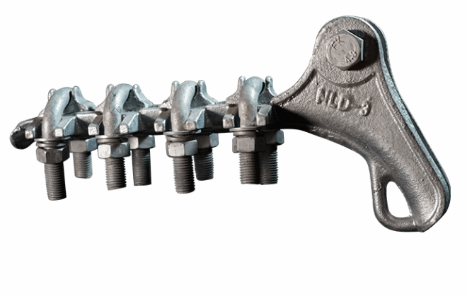 Aluminum alloy tension clamp NLL-1-2-3 optical cable pre twisted insulation tension clamp wire overhead communication line fittings - 图片 6