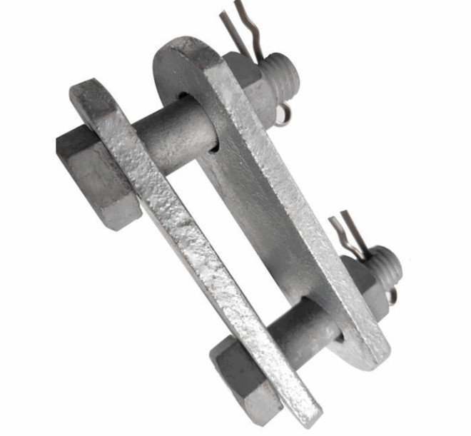 Hot dip galvanized parallel hanging plate P-12 P-7 double eye connection cable power fittings - 图片 3