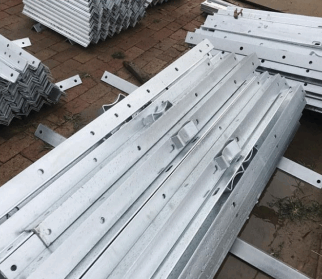 Electric pole cross arm angle steel cross arm power iron accessories, power engineering bolts, hot-dip galvanized - 图片 5