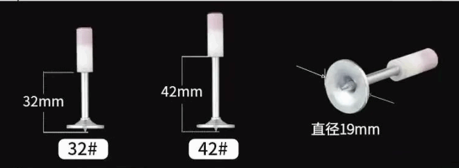 Ceiling artifact special cannon nail integrated nail M6 M8 M10 micro pipe clamp wooden keel nail circular mini fire nail, decoration ceiling - 图片 2